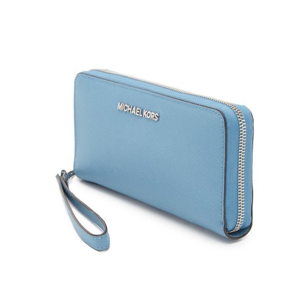 Michael Kors French Blue Travel Carryall Wallet